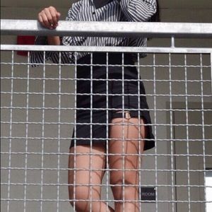 Asymmetrical Hem Mini Skirt